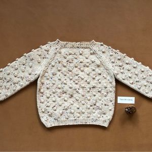 Misha and Puff Confetti 16/20 Wool Pullover 2-3